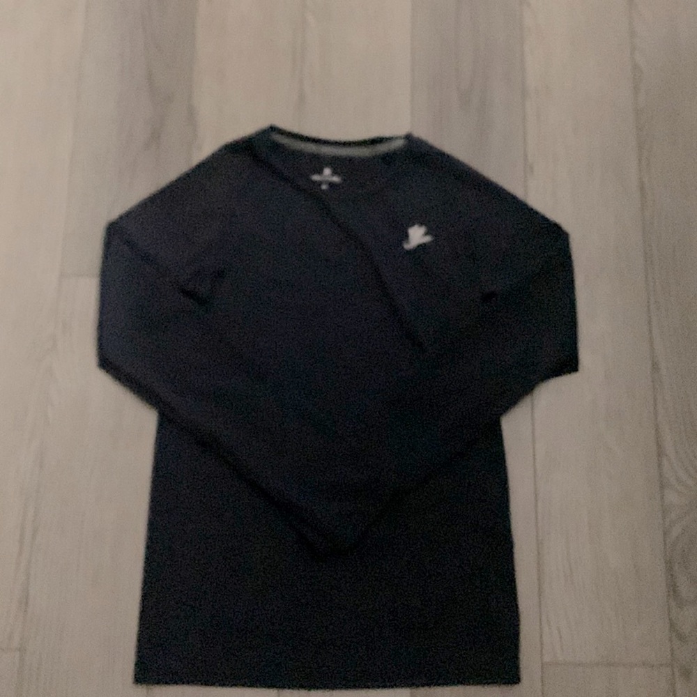 Dark blue long sleeve athletic wear for kids